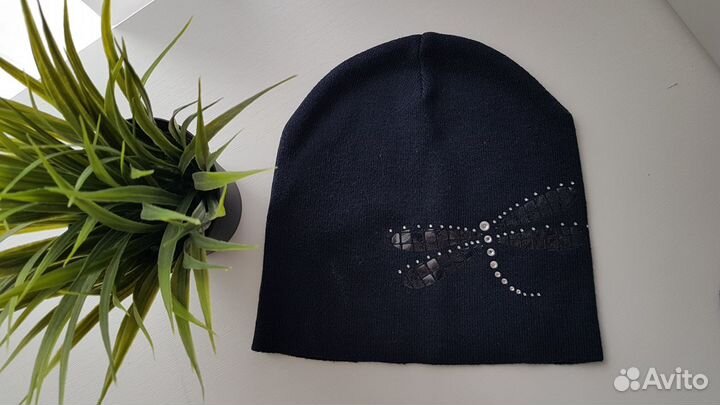 Три шапки на девочку 54 см обхват