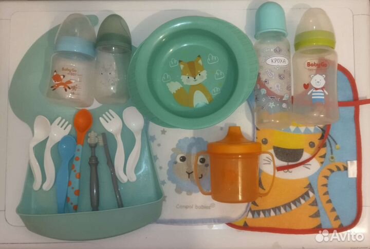 Детская посуда, бутылочки