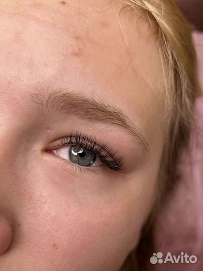 Наращивание ресниц модель