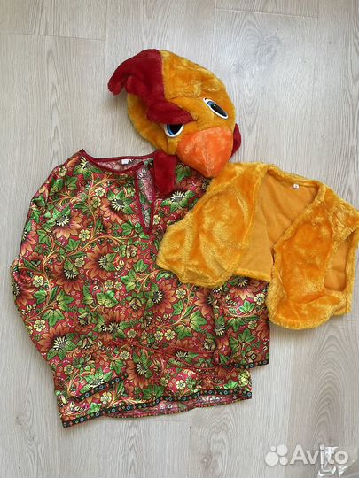 Карвальный костюм петух петушок-петрушка