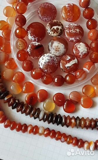 Бусины из натуральных камней Агат