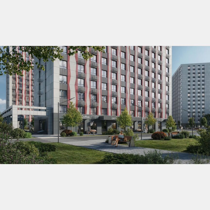 1-к. квартира, 31,6 м², 8/16 эт.