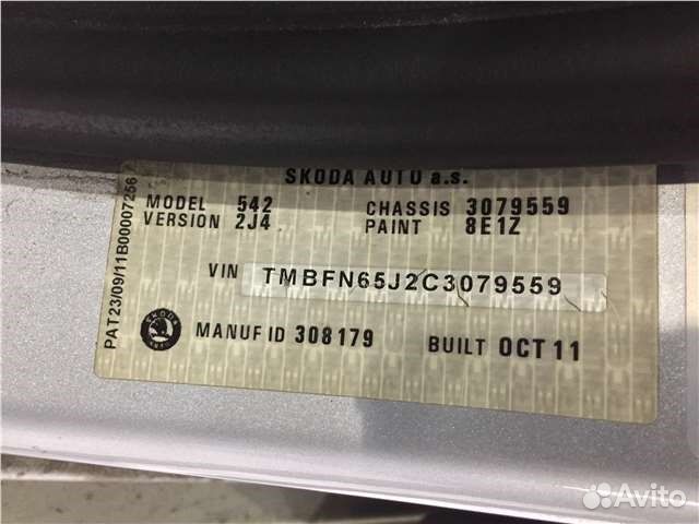 Разбор на запчасти Skoda Fabia