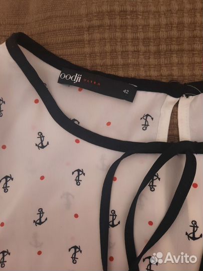 Блуза шелк 44