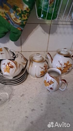 Чайный сервиз фарфор СССР дулево