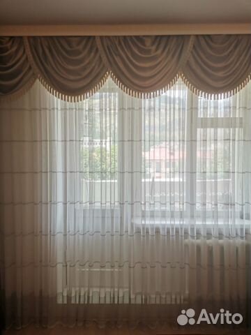 Шторы с ламбрекеном бу