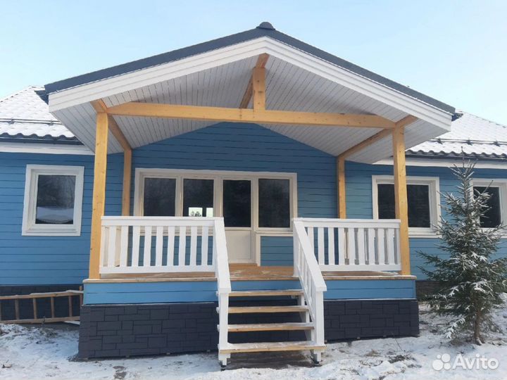 Каркасный дом 108 м², 9х12. Есть ипотека