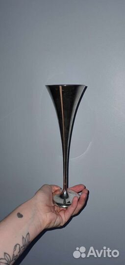 Свадебные бокалы 2 шт. металл винтаж гдр