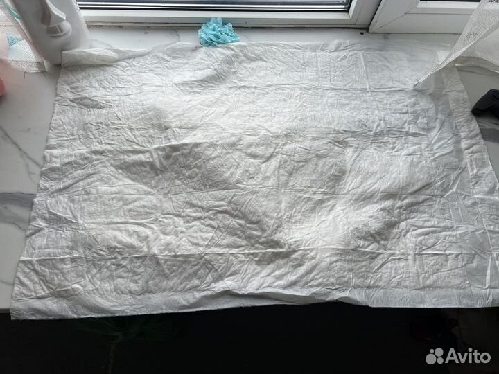 Пеленки одноразовые с обрезанным краем