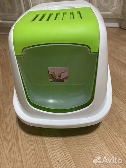 Кошачий туалет домик