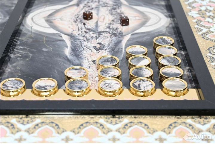 Нарды ручной работы новые