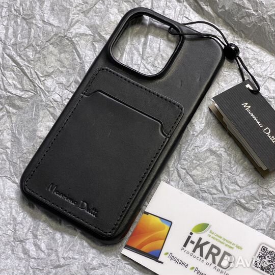 Чехол Massimo Dutti iPhone 14 Pro (Новый, Black)