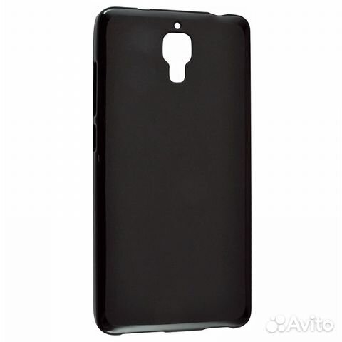 Чехол-накладка TPU-матовый для Xiaomi Mi4, чёрный