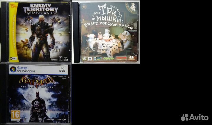 Игры для пк на DVD и CD