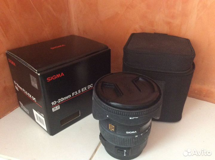 Объектив для Canon Sigma 10-20 F 3.5 EX DC