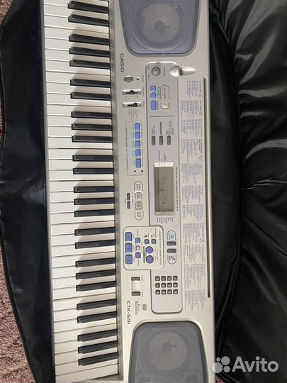 Синтезатор casio CTK-591 с подставкой и чехлом