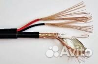 Кабель для видеонаблюдения КВК-П 2х0.75мм уличный