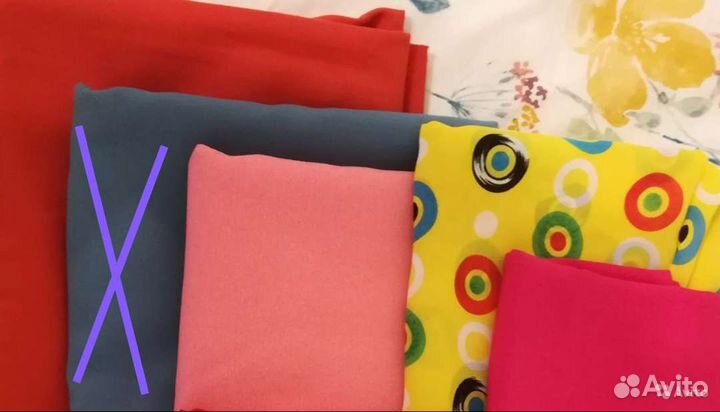 Отрезы ткани СССР, разные