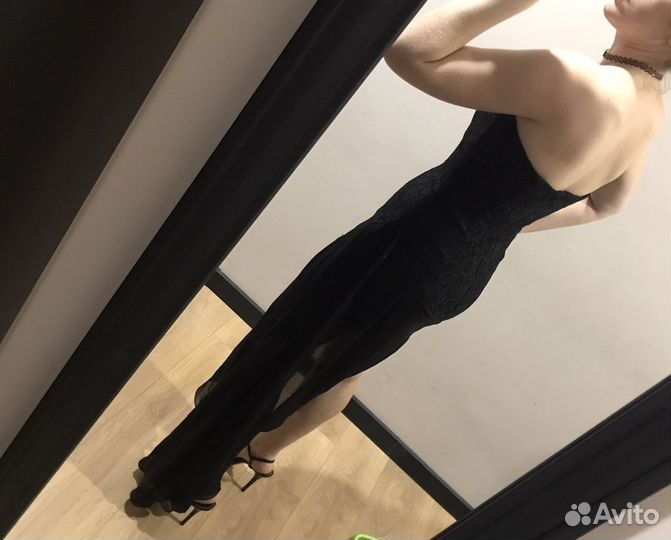 Вечернее платье черное