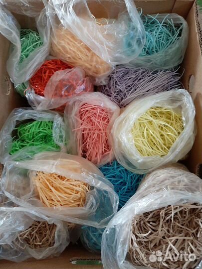 Бумажная упаковка,крафт-мешки,наполнитель(стружка)