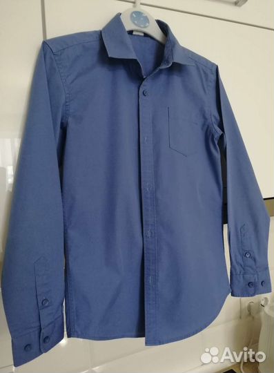 Рубашки школьные 140