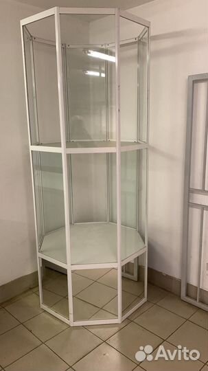 Стеклянная витрина бу