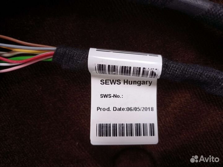 Крафтер. Электроцепь левой сдвижной двери