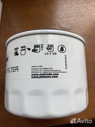 Фильтр масляный Johnson p/n 778864