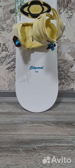 Сноуборд Kissmark 142cm+крепления Rossignol