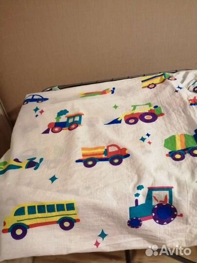 Простынь на резинке 120 60