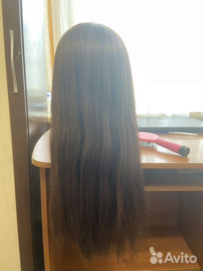 Голова манекен натуральные волосы