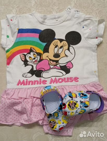 Боди для девочки 6-9 месяцев