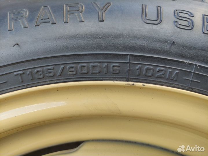 Запасное колесо 135/90R16 Honda из Японии б/п по Р