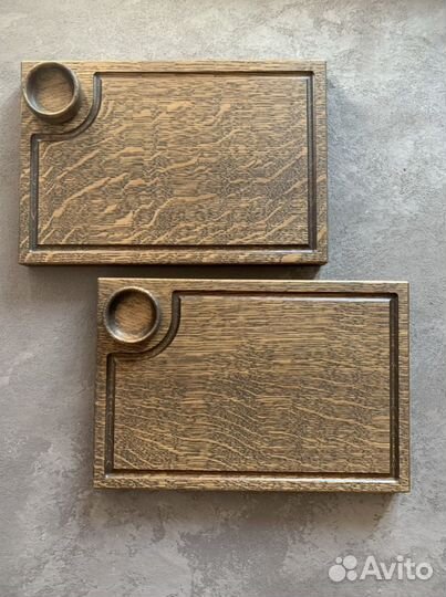 Доска для подачи дуб, разделочная кухонная доска