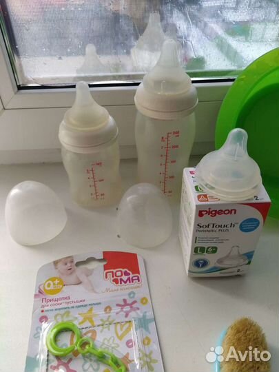 Поильники, бутылочки, посуда