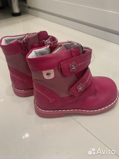 Ботинки демисезонные для девочки 23 размер