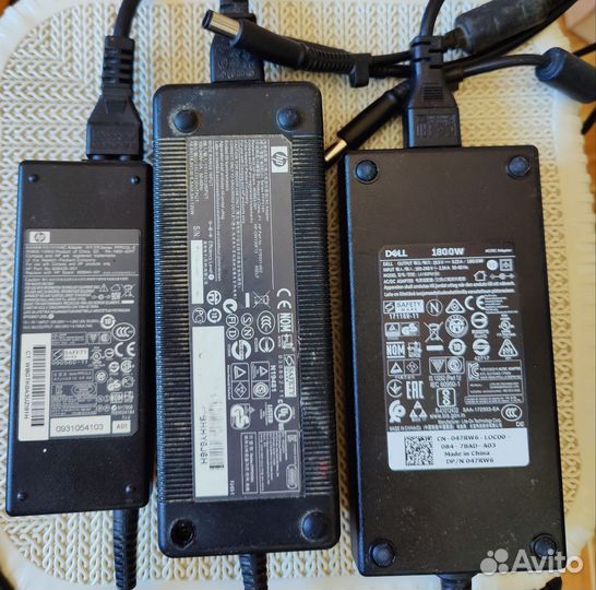 Бп HP и Dell 90W, 120W, и 180W оригинал