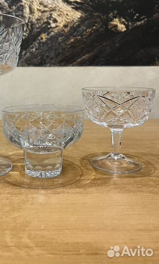 Конфетница хрусталь СССР