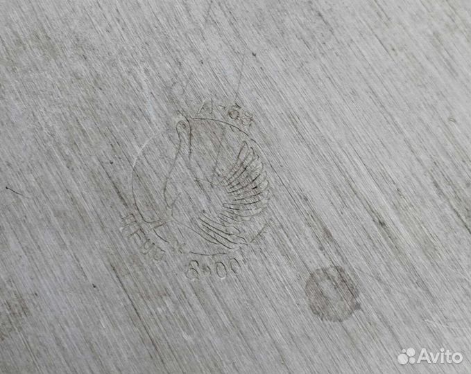 Поднос для самовара мельхиор СССР