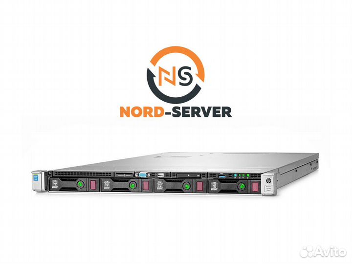 Сервер HP DL360 Gen9 4LFF E5-2620 v3 16GB 500W