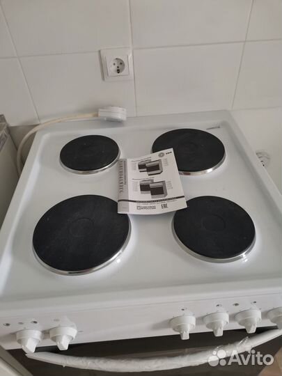 Электроплита с духовкой новая зви 417w