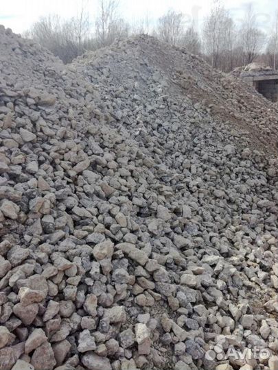 Щебень нефракционный доставка