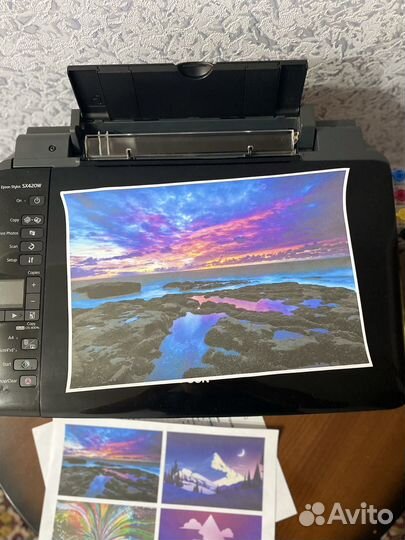 Цветной струйный принтер epson SX420W