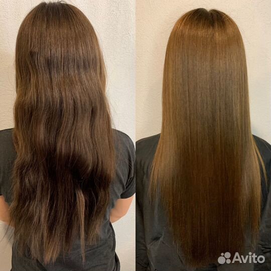 Кератиновое выпрямление ботокс волос нанопластика