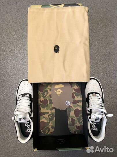 Bape sta black/white