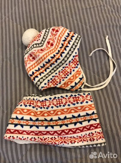 Комплект шапка, шарф Uniqlo детский