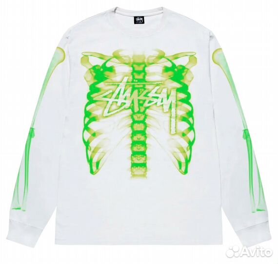 Лонгслив Stussy Rib Cage