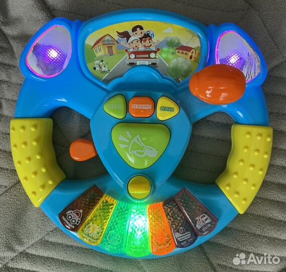 Руль музыкальный со стихами и песнями