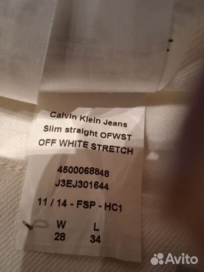 Джинсы женские Calvin Klein Jeans новые