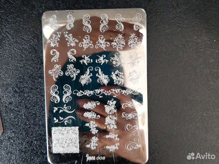 Пластина для стемпинга Imen 008